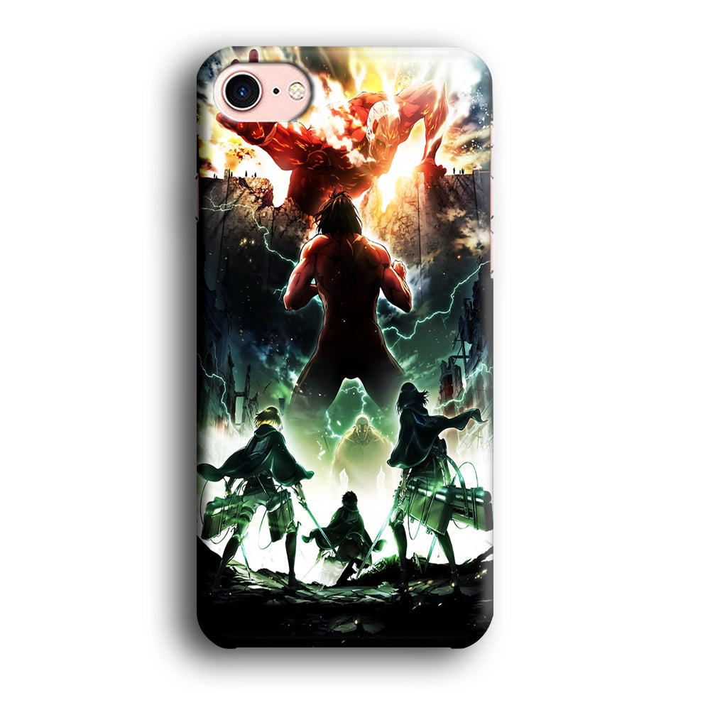 Attack On Titan Broken Wall iPhone 7 Case-Phone Case-3D Case-Altracase