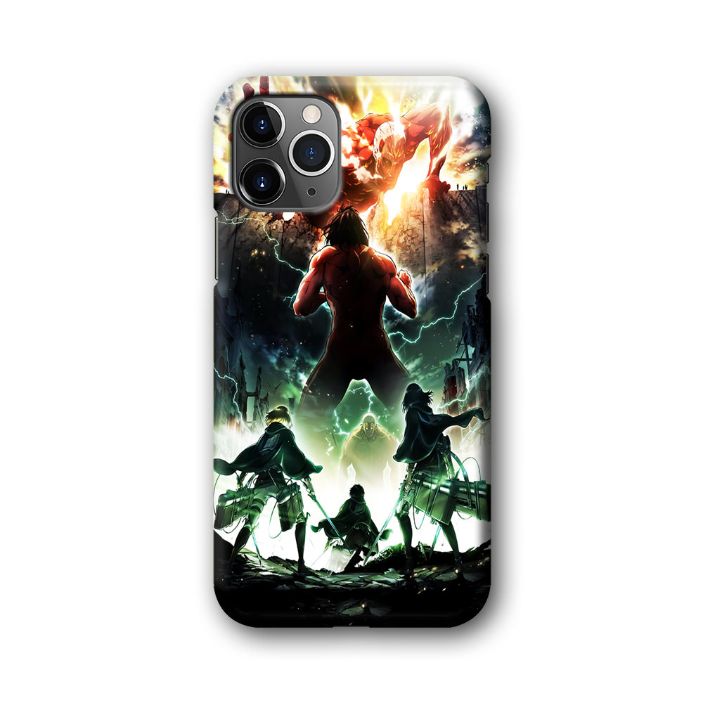 Attack On Titan Broken Wall iPhone 11 Pro Case-Phone Case-3D Case-Altracase
