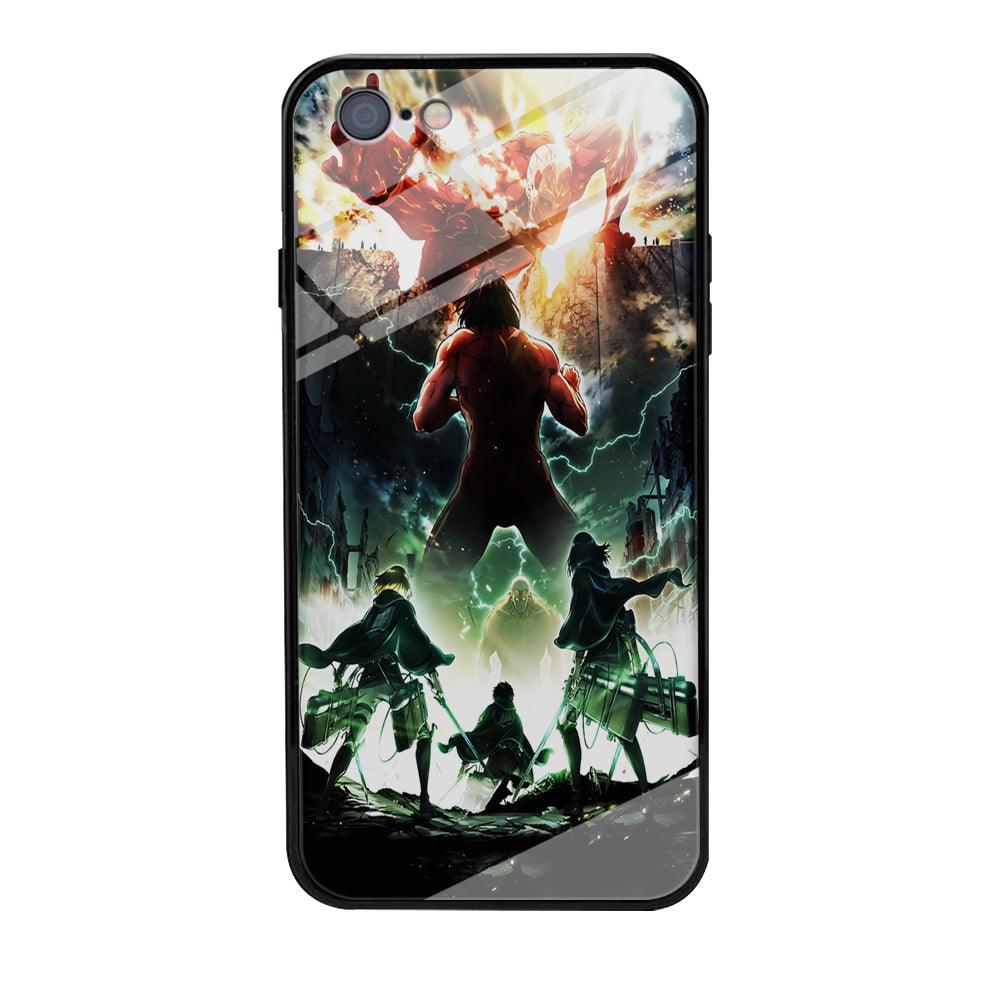 Attack On Titan Broken Wall iPhone 6 | 6s Case-Phone Case-Tempered Glass Case-Altracase