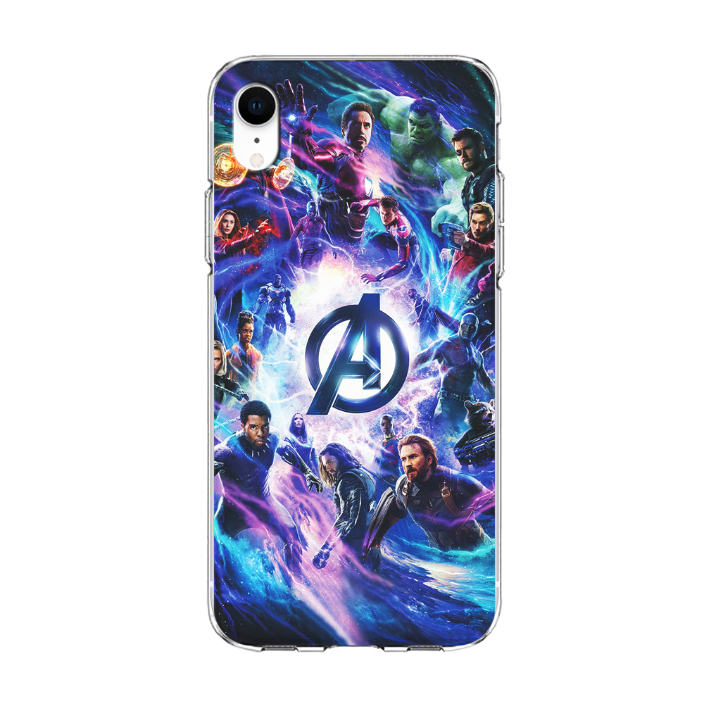 Avengers All Heroe iPhone XR Case-Phone Case-Clear Soft Case-Altracase