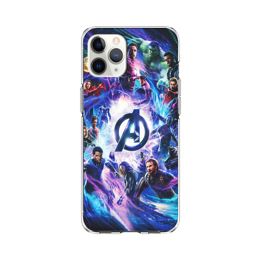 Avengers All Heroes iPhone 11 Pro Max Case-Phone Case-Clear Soft Case-Altracase