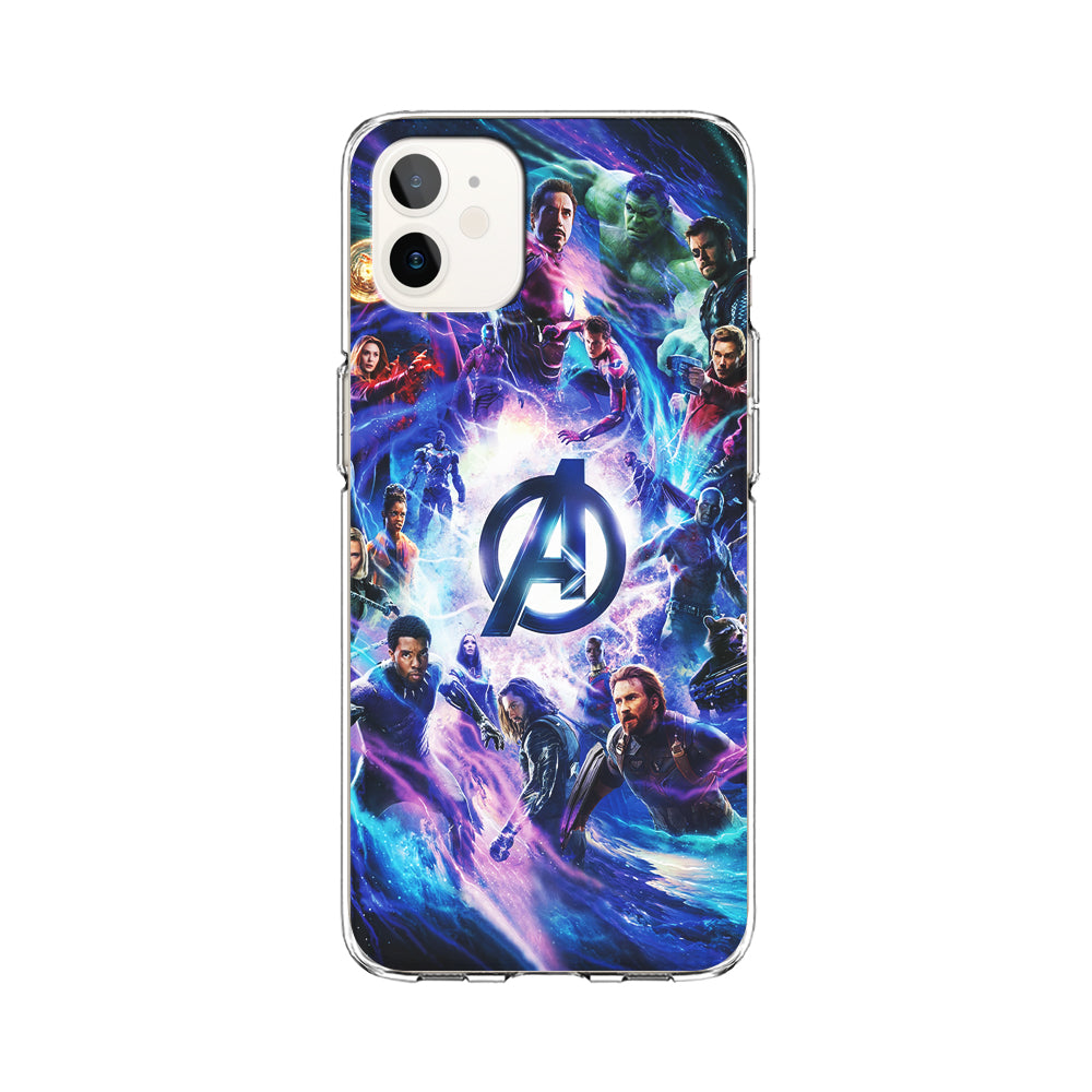 Avengers All Heroes iPhone 12 Mini Case-Phone Case-Clear Soft Case-Altracase