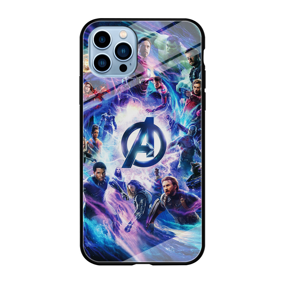Avengers All Heroes iPhone 12 Pro Max Case-Phone Case-Tempered Glass Case-Altracase