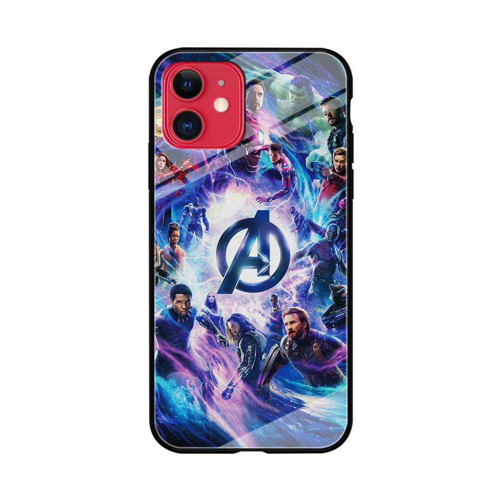 Avengers All Heroes iPhone 11 Case-Phone Case-Tempered Glass Case-Altracase