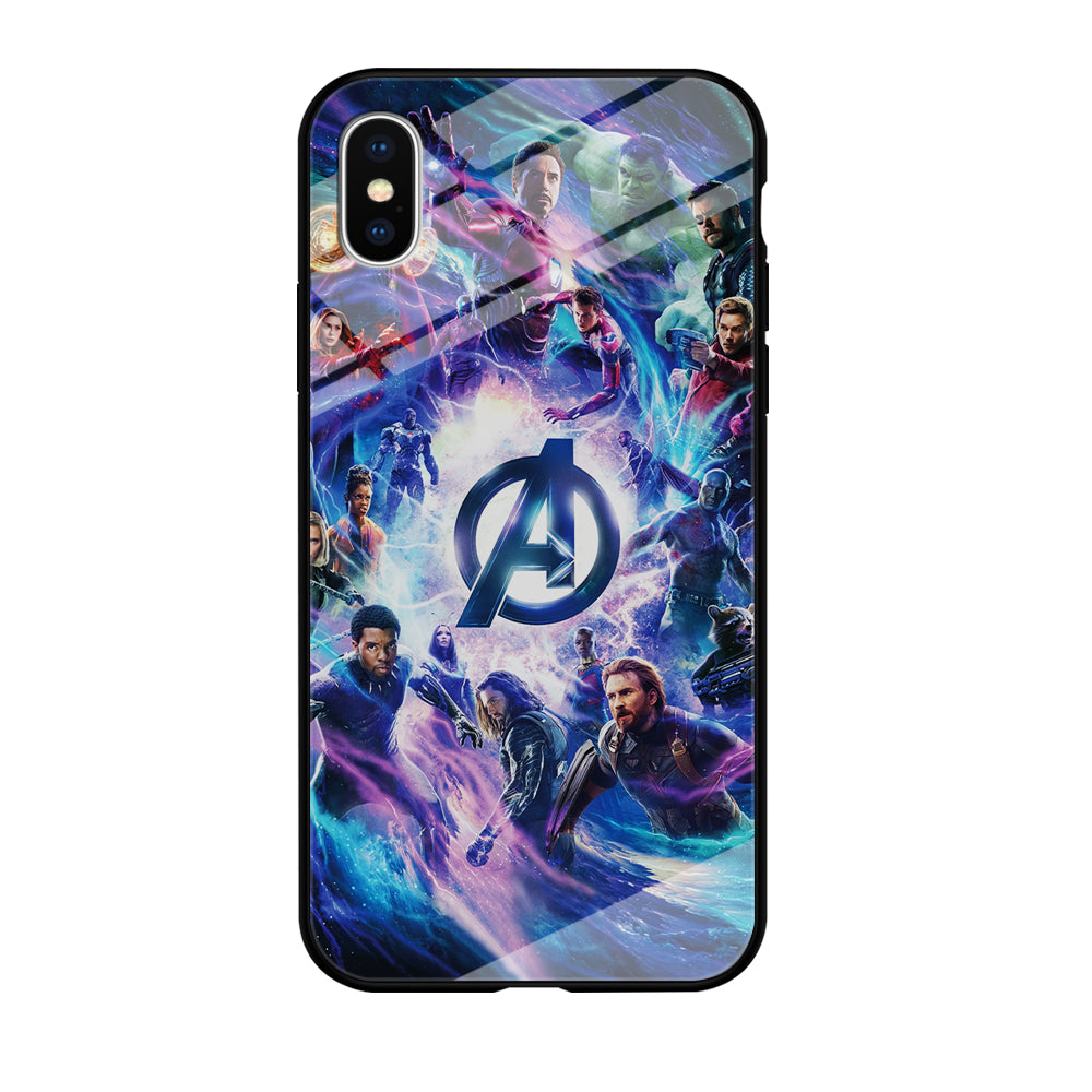 Avengers All Heroes iPhone Xs Case-Phone Case-Tempered Glass Case-Altracase