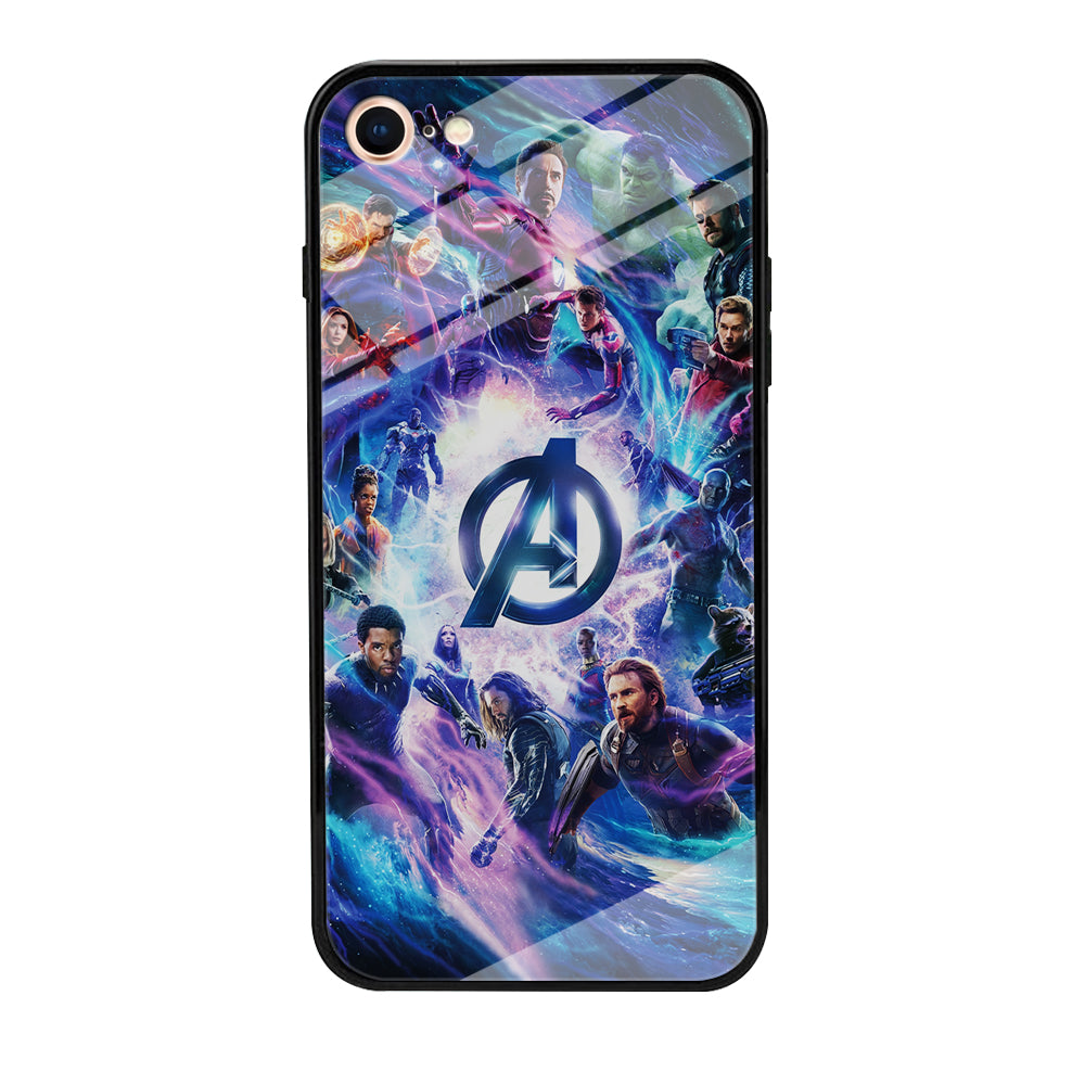 Avengers All Heroes iPhone 8 Case-Phone Case-Tempered Glass Case-Altracase