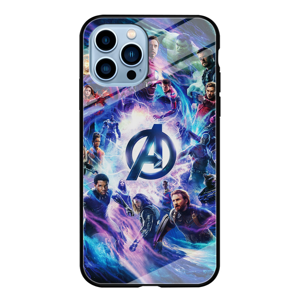 Avengers All Heroes iPhone 15 Pro Case-Phone Case-Tempered Glass Case-Altracase