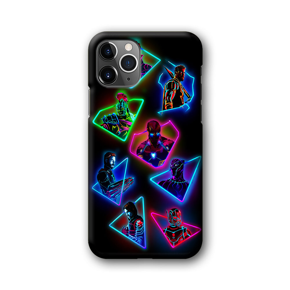 Avengers Glow Neon iPhone 11 Pro Case-Phone Case-3D Case-Altracase