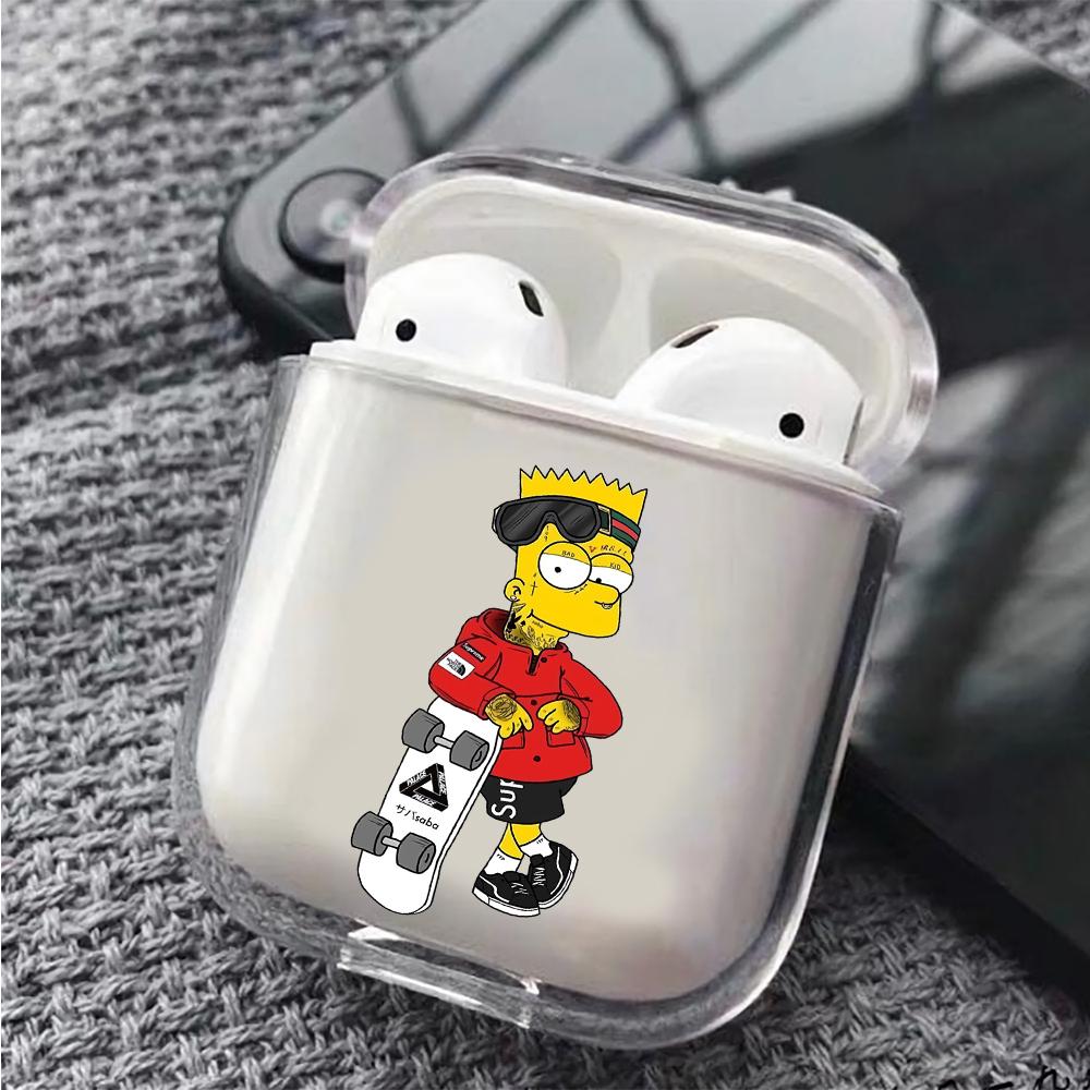 Bad Bart Hard Plastic Protective Clear Case Cover For Apple Airpods-AirPod Case-Altracase