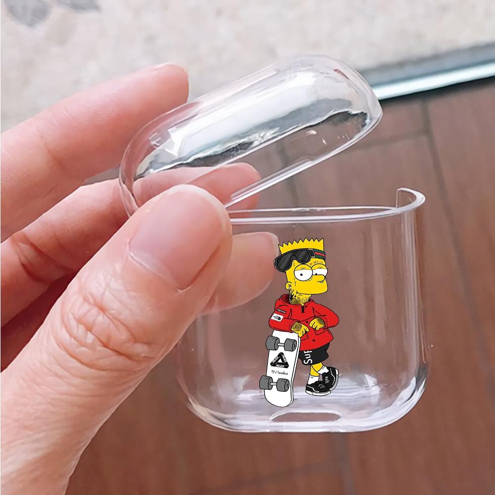Bad Bart Hard Plastic Protective Clear Case Cover For Apple Airpods-AirPod Case-Altracase