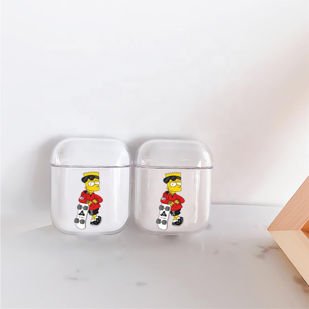 Bad Bart Hard Plastic Protective Clear Case Cover For Apple Airpods-AirPod Case-Altracase