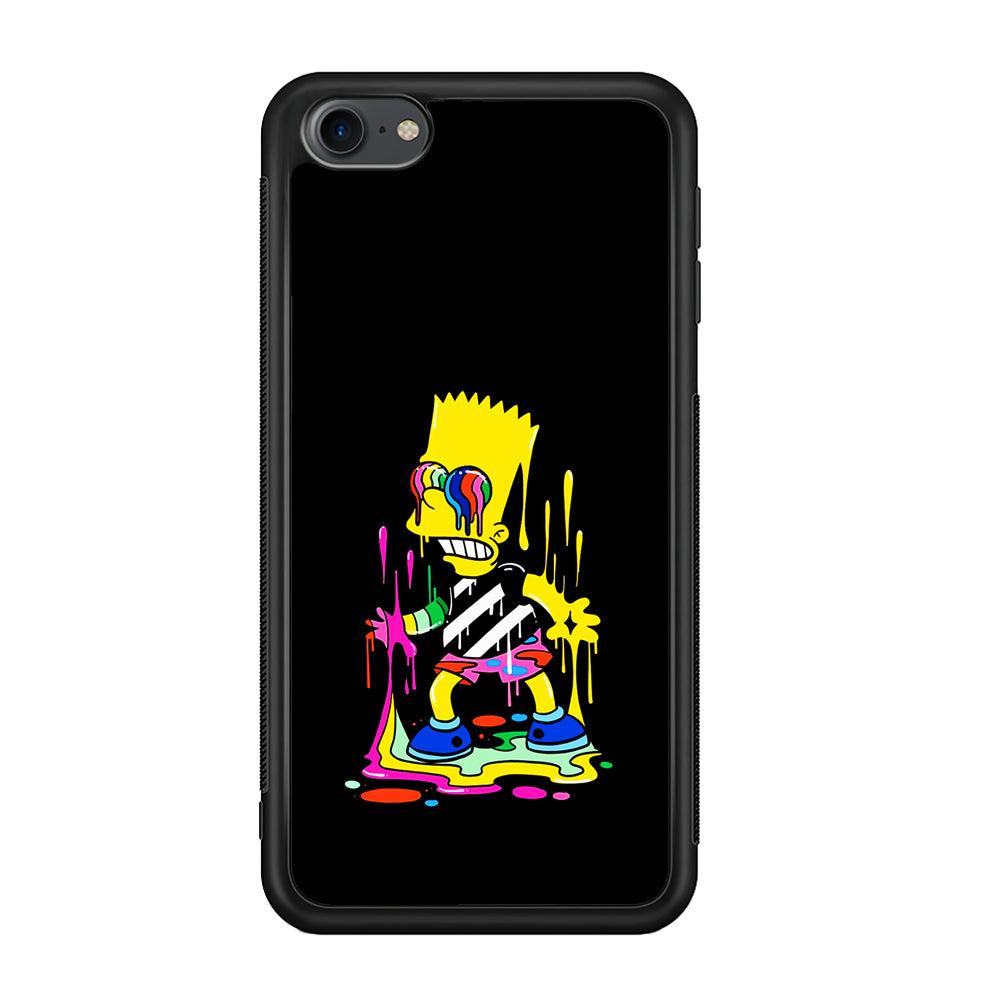 Bart Simpson Painting iPod Touch 6 Case-Phone Case-Rubber Black (2D Case)-Altracase