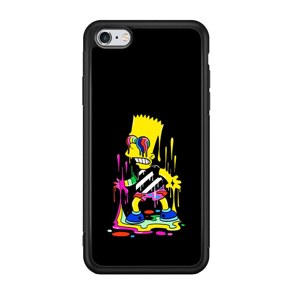 Bart Simpson Painting iPhone 6 Plus | 6s Plus Case-Phone Case-Rubber Black (2D Case)-Altracase