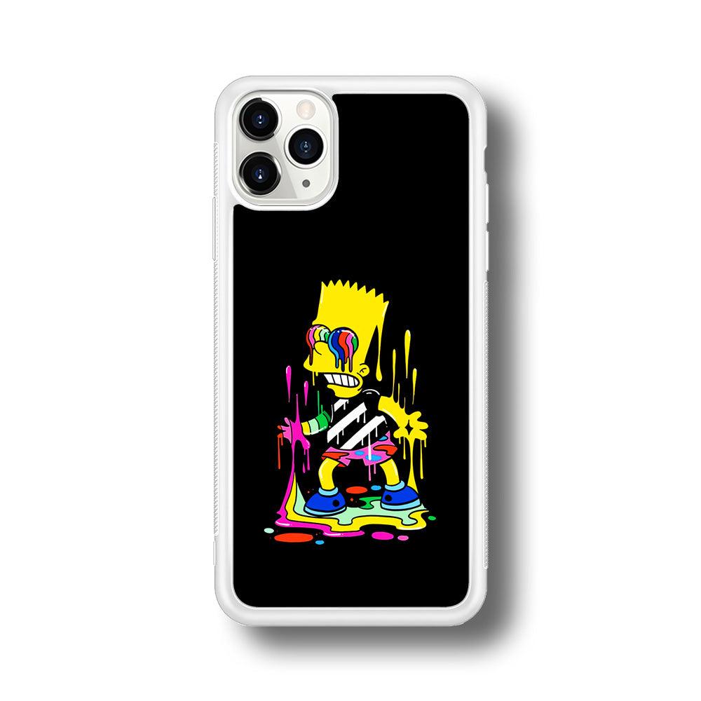Bart Simpson Painting iPhone 11 Pro Case-Phone Case-Rubber White (2D Case)-Altracase