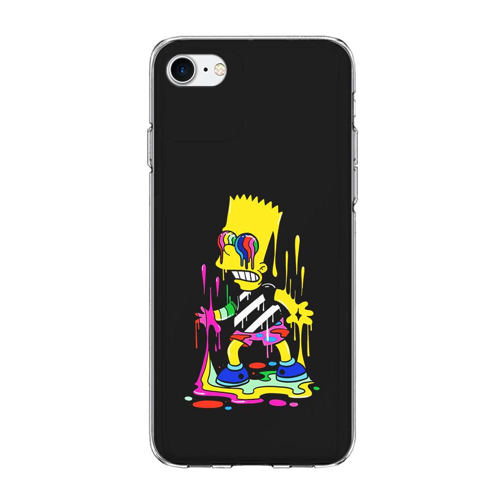 Bart Simpson Painting iPhone 7 Case-Phone Case-Clear Soft Case-Altracase