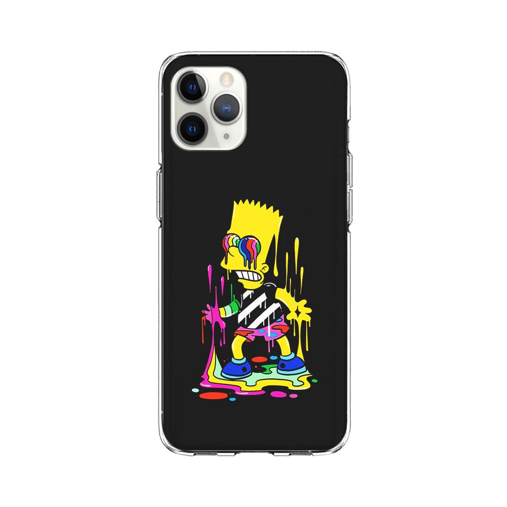 Bart Simpson Painting iPhone 11 Pro Case-Phone Case-Clear Soft Case-Altracase