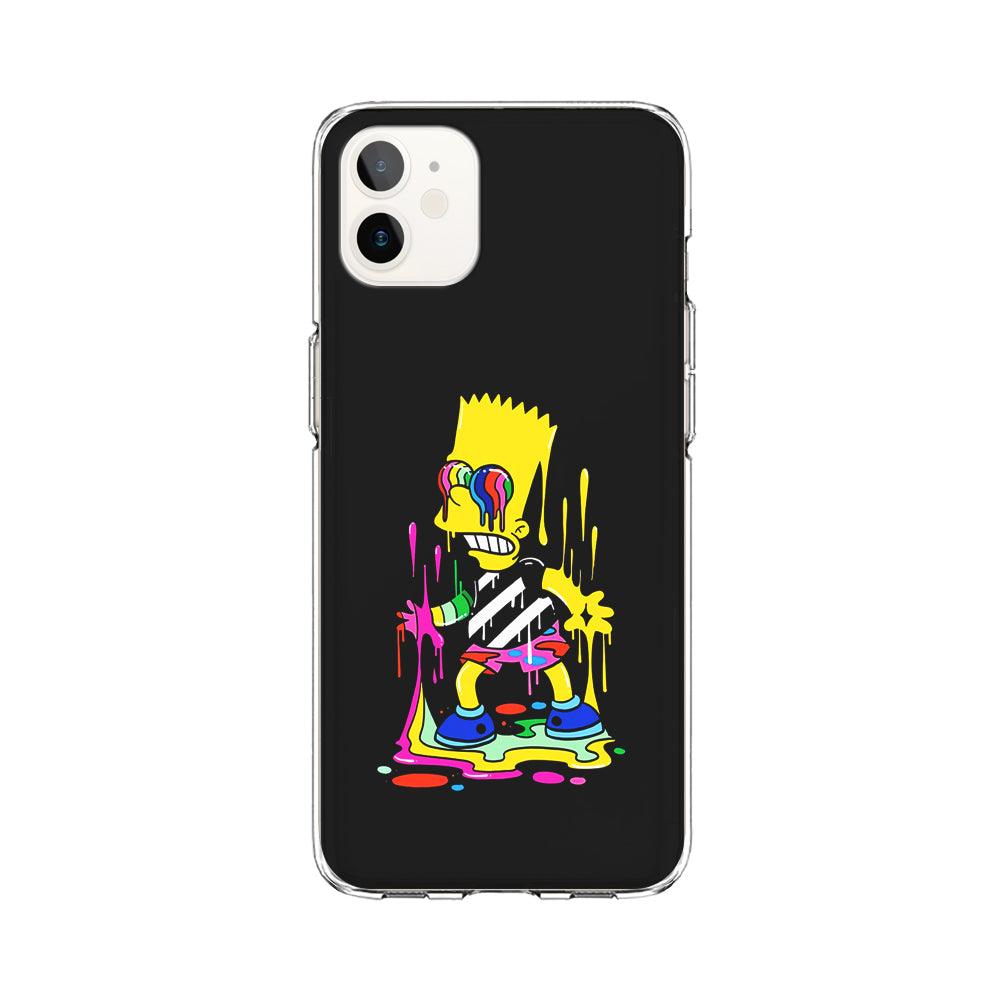 Bart Simpson Painting iPhone 11 Case-Phone Case-Clear Soft Case-Altracase