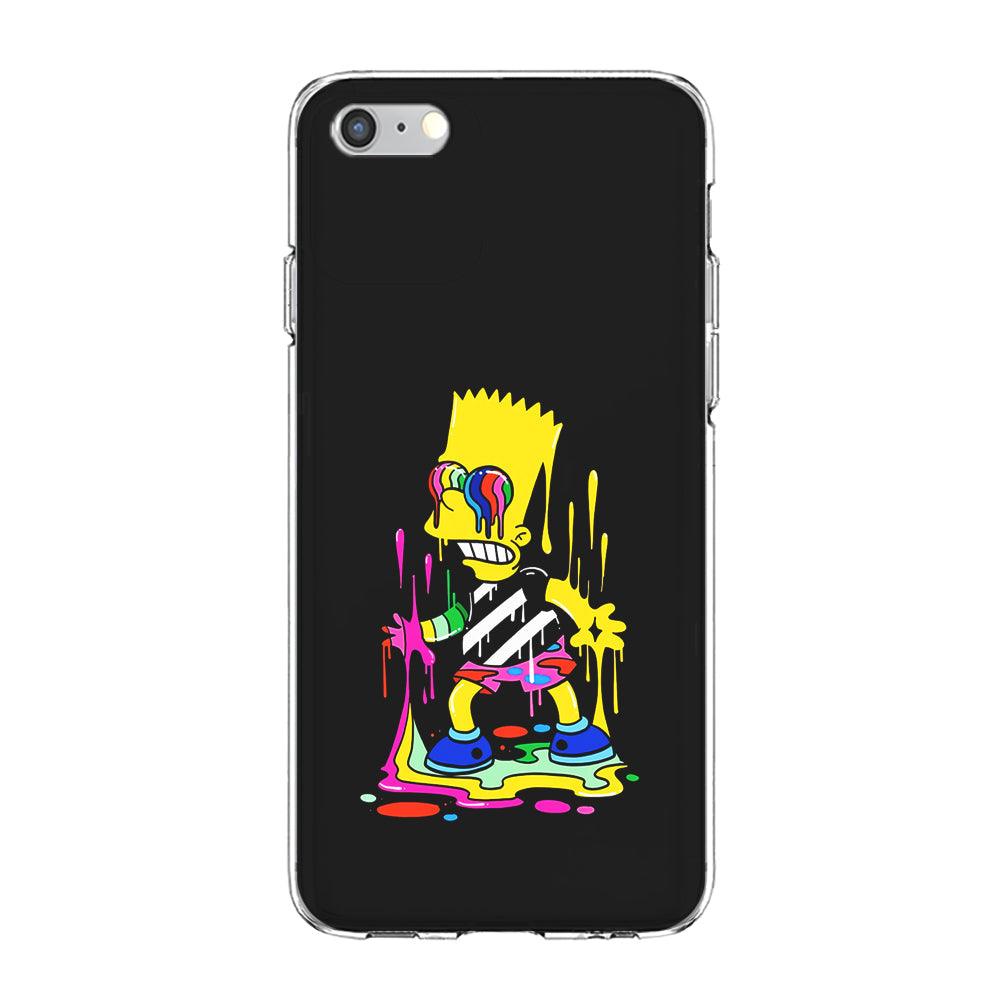 Bart Simpson Painting iPhone 6 Plus | 6s Plus Case-Phone Case-Clear Soft Case-Altracase