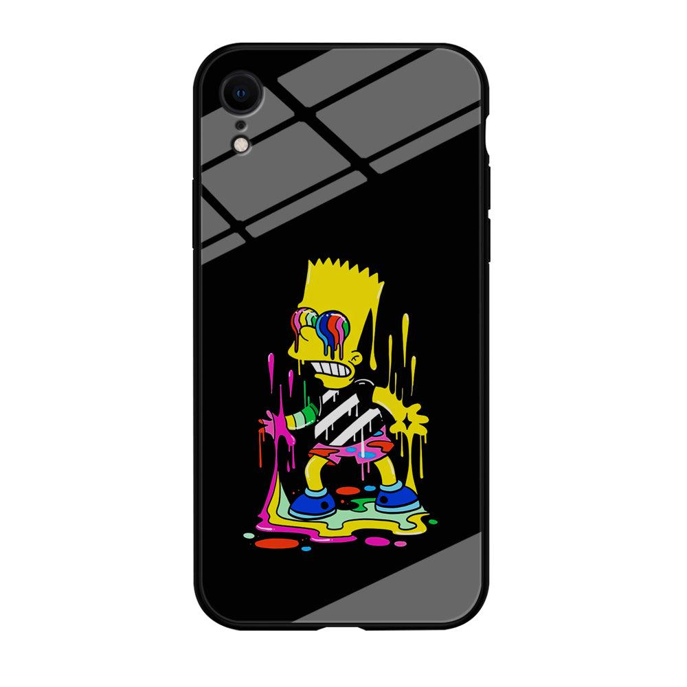Bart Simpson Painting iPhone XR Case-Phone Case-Tempered Glass Case-Altracase