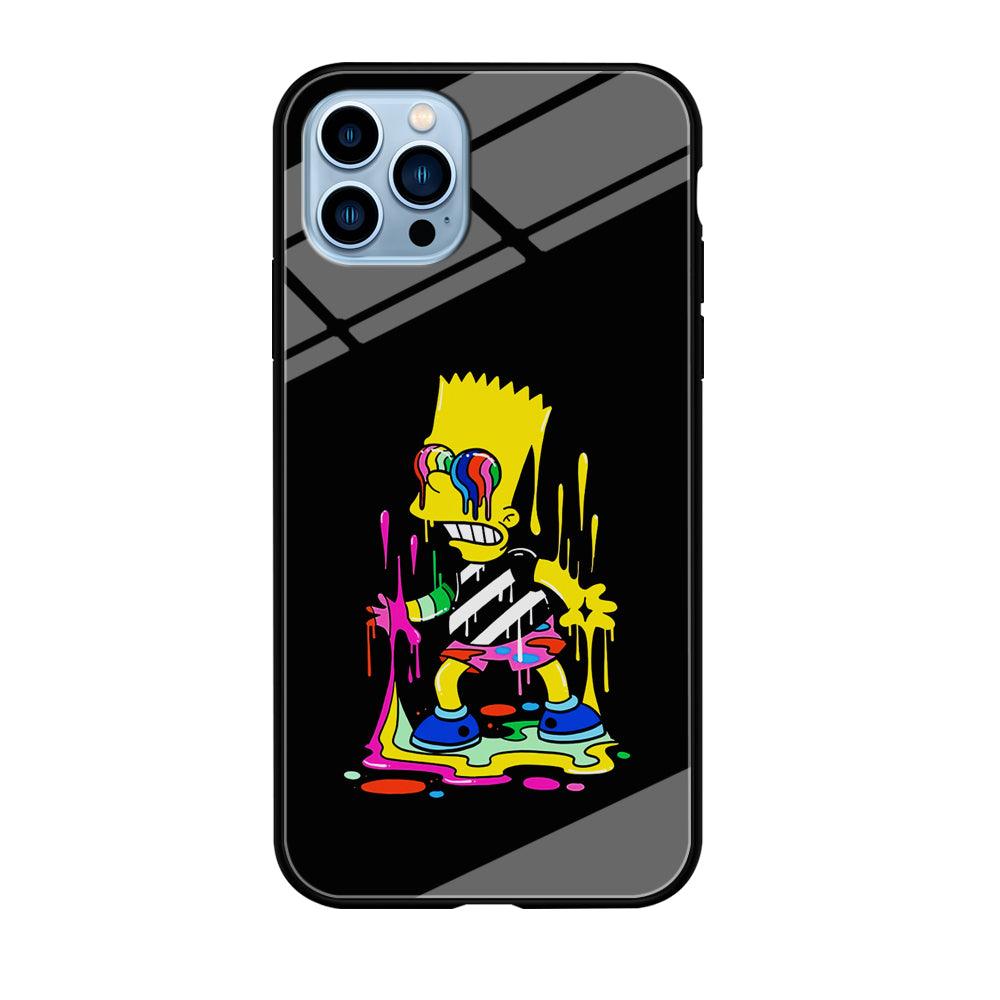 Bart Simpson Painting iPhone 12 Pro Case-Phone Case-Tempered Glass Case-Altracase
