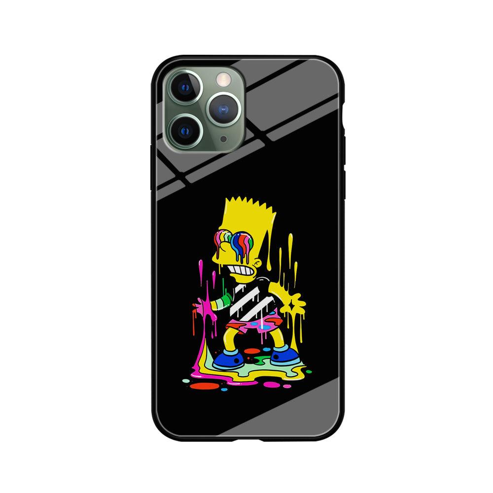 Bart Simpson Painting iPhone 11 Pro Max Case-Phone Case-Tempered Glass Case-Altracase