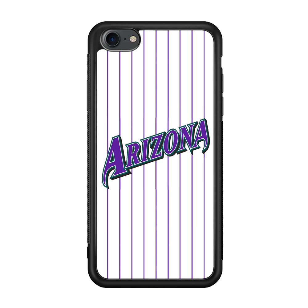 Baseball Arizona Diamondbacks MLB 001 iPhone 7 Case-Phone Case-Rubber Black (2D Case)-Altracase