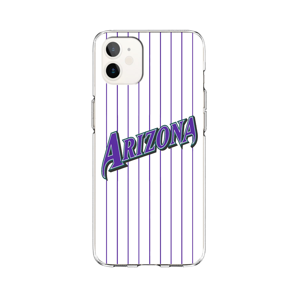 Baseball Arizona Diamondbacks MLB 001 iPhone 12 Mini Case-Phone Case-Clear Soft Case-Altracase