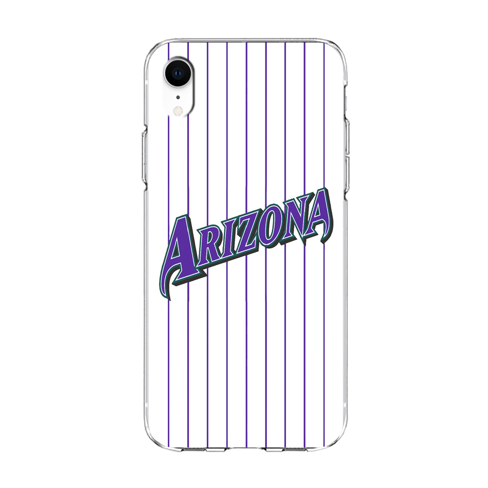 Baseball Arizona Diamondbacks MLB 001 iPhone XR Case-Phone Case-Clear Soft Case-Altracase