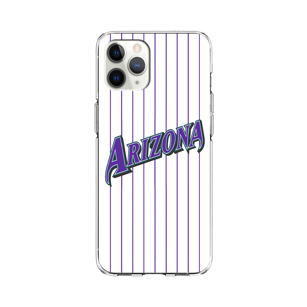 Baseball Arizona Diamondbacks MLB 001 iPhone 11 Pro Case-Phone Case-Clear Soft Case-Altracase