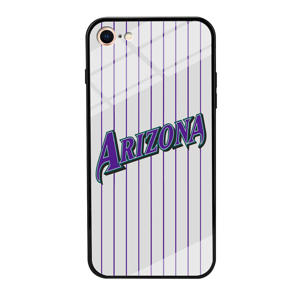 Baseball Arizona Diamondbacks MLB 001 iPhone SE 3 2022 Case-Phone Case-Tempered Glass Case-Altracase