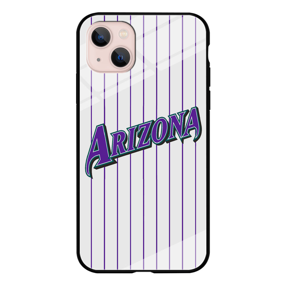 Baseball Arizona Diamondbacks MLB 001 iPhone 15 Case-Phone Case-Tempered Glass Case-Altracase