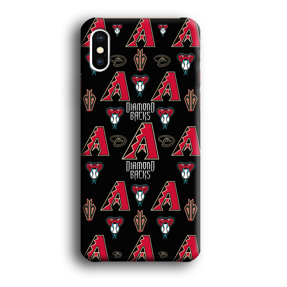 Baseball Arizona Diamondbacks MLB 002 iPhone Xs Max Case-Phone Case-3D Case-Altracase