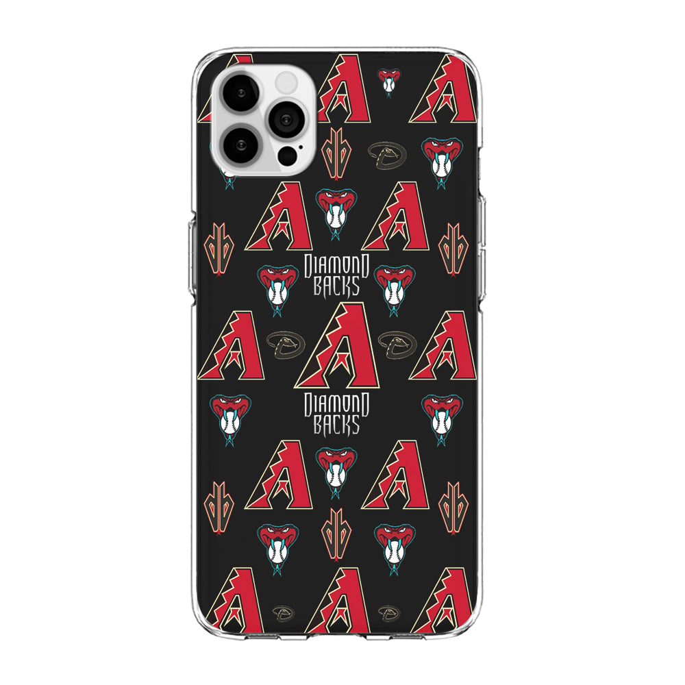 Baseball Arizona Diamondbacks MLB 002 iPhone 15 Pro Max Case-Phone Case-Clear Soft Case-Altracase