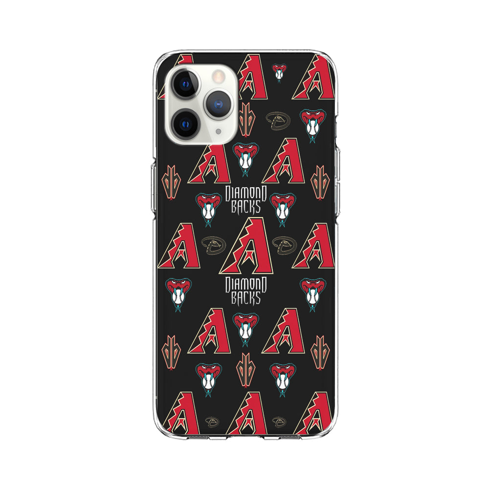 Baseball Arizona Diamondbacks MLB 002 iPhone 11 Pro Case-Phone Case-Clear Soft Case-Altracase