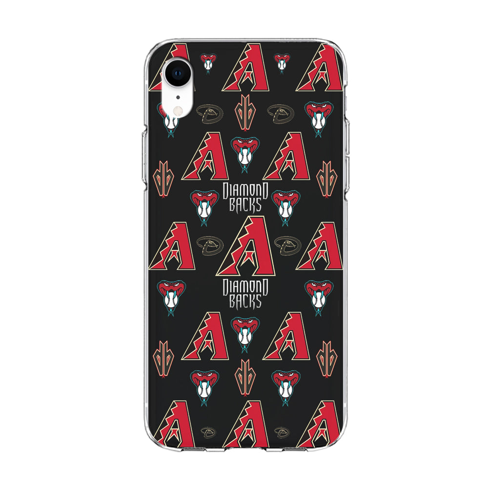Baseball Arizona Diamondbacks MLB 002 iPhone XR Case-Phone Case-Clear Soft Case-Altracase