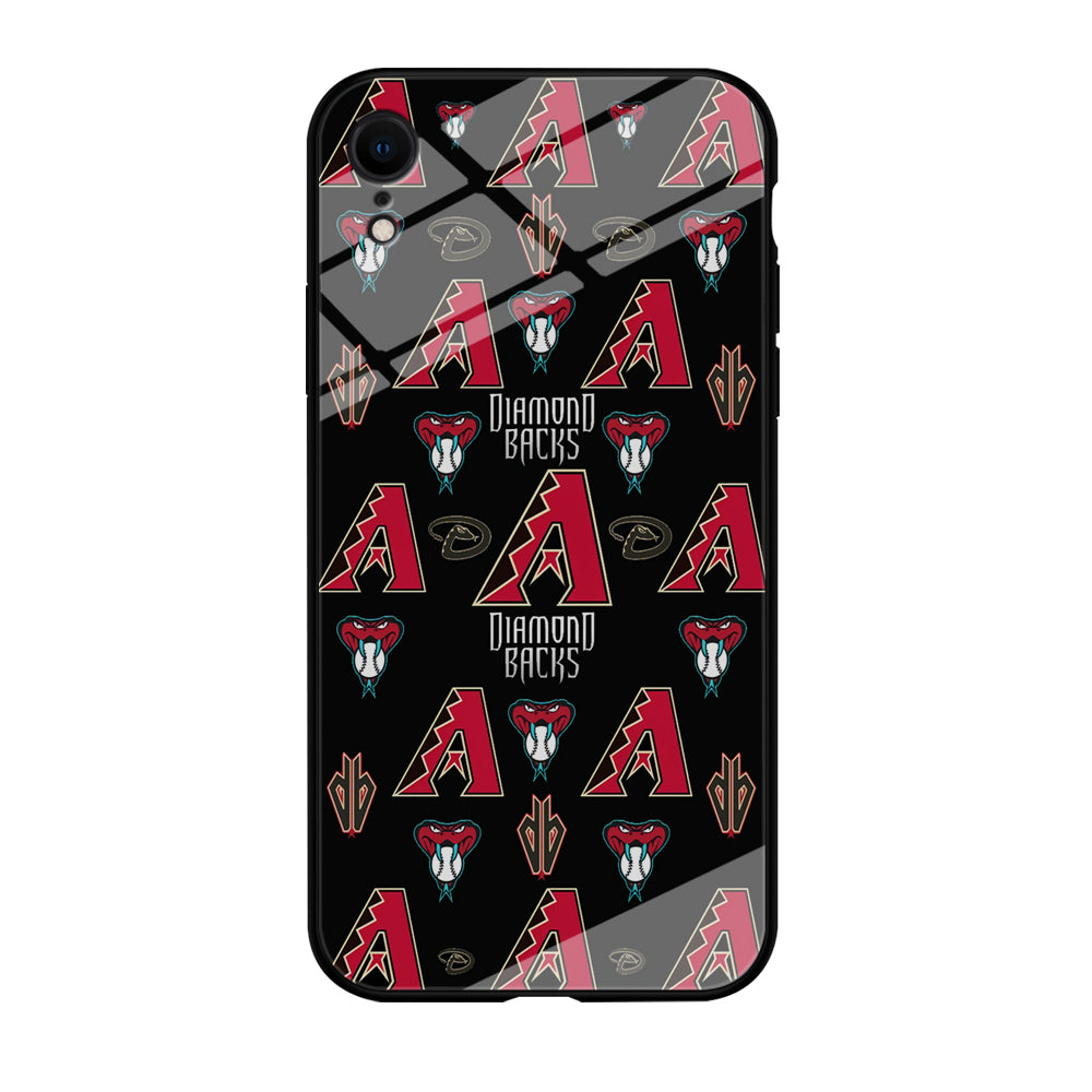 Baseball Arizona Diamondbacks MLB 002 iPhone XR Case-Phone Case-Tempered Glass Case-Altracase