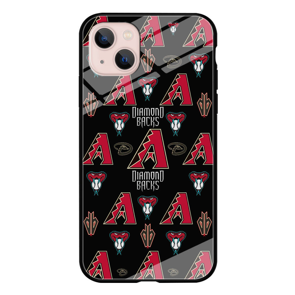 Baseball Arizona Diamondbacks MLB 002 iPhone 13 Mini Case-Phone Case-Tempered Glass Case-Altracase