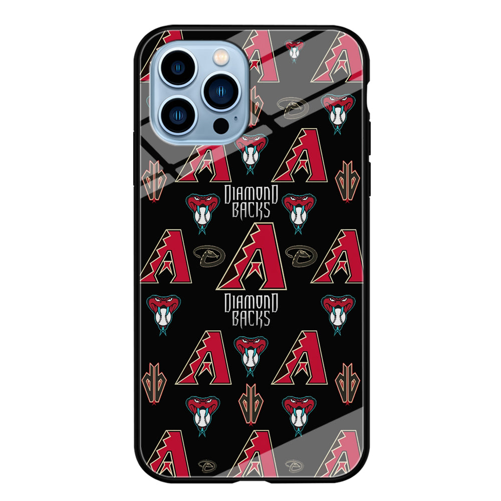 Baseball Arizona Diamondbacks MLB 002 iPhone 15 Pro Case-Phone Case-Tempered Glass Case-Altracase