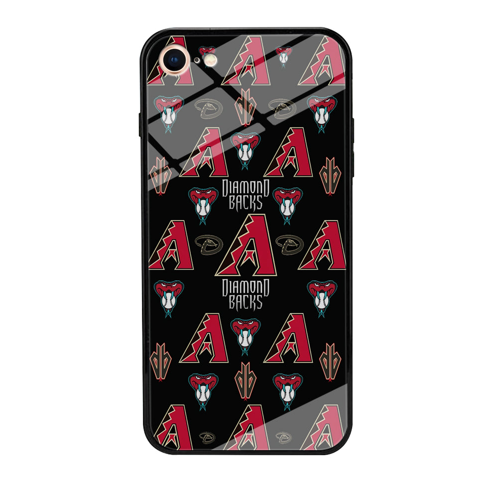 Baseball Arizona Diamondbacks MLB 002 iPhone 7 Case-Phone Case-Tempered Glass Case-Altracase