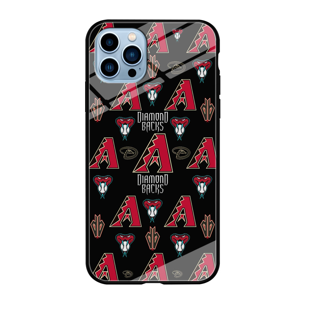 Baseball Arizona Diamondbacks MLB 002 iPhone 12 Pro Case-Phone Case-Tempered Glass Case-Altracase