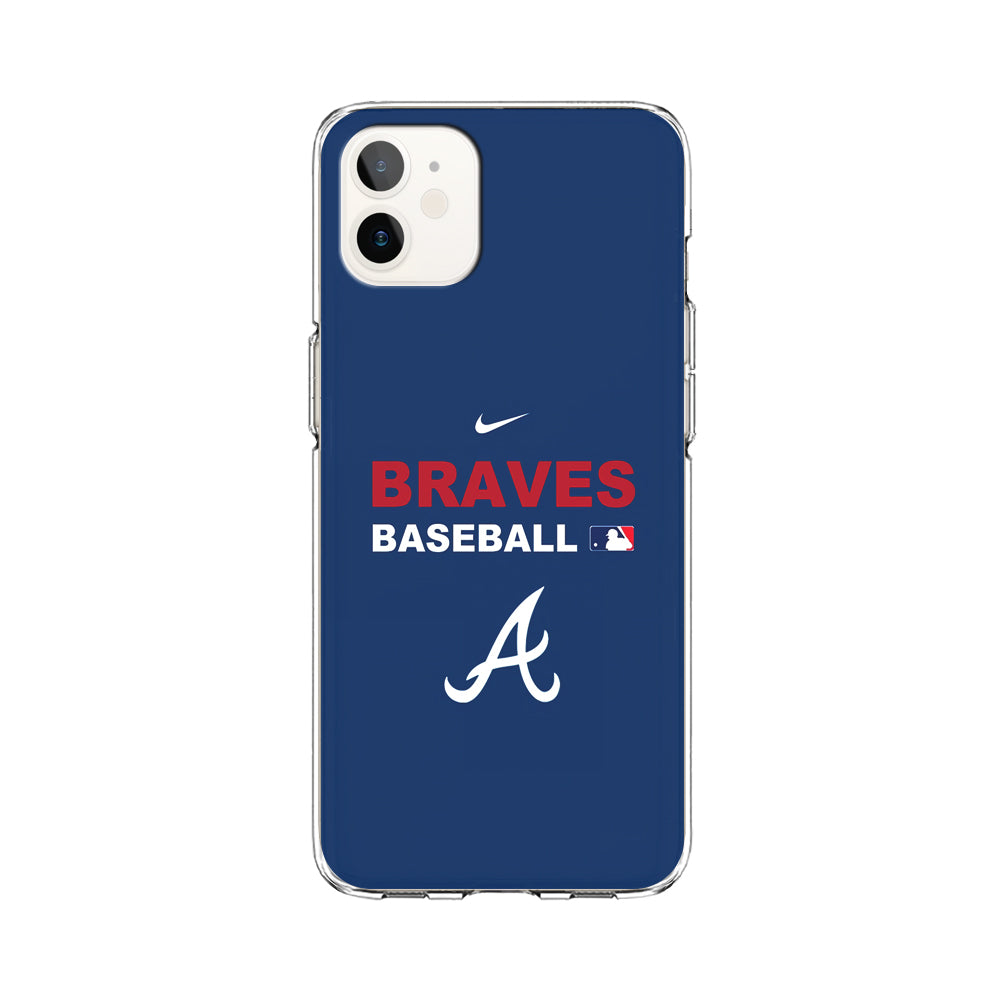 Baseball Atlanta Braves MLB 001 iPhone 12 Case-Phone Case-Clear Soft Case-Altracase