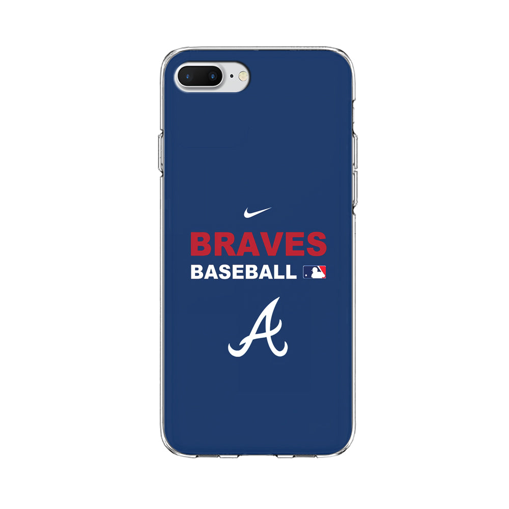 Baseball Atlanta Braves MLB 001 iPhone 7 Plus Case-Phone Case-Clear Soft Case-Altracase
