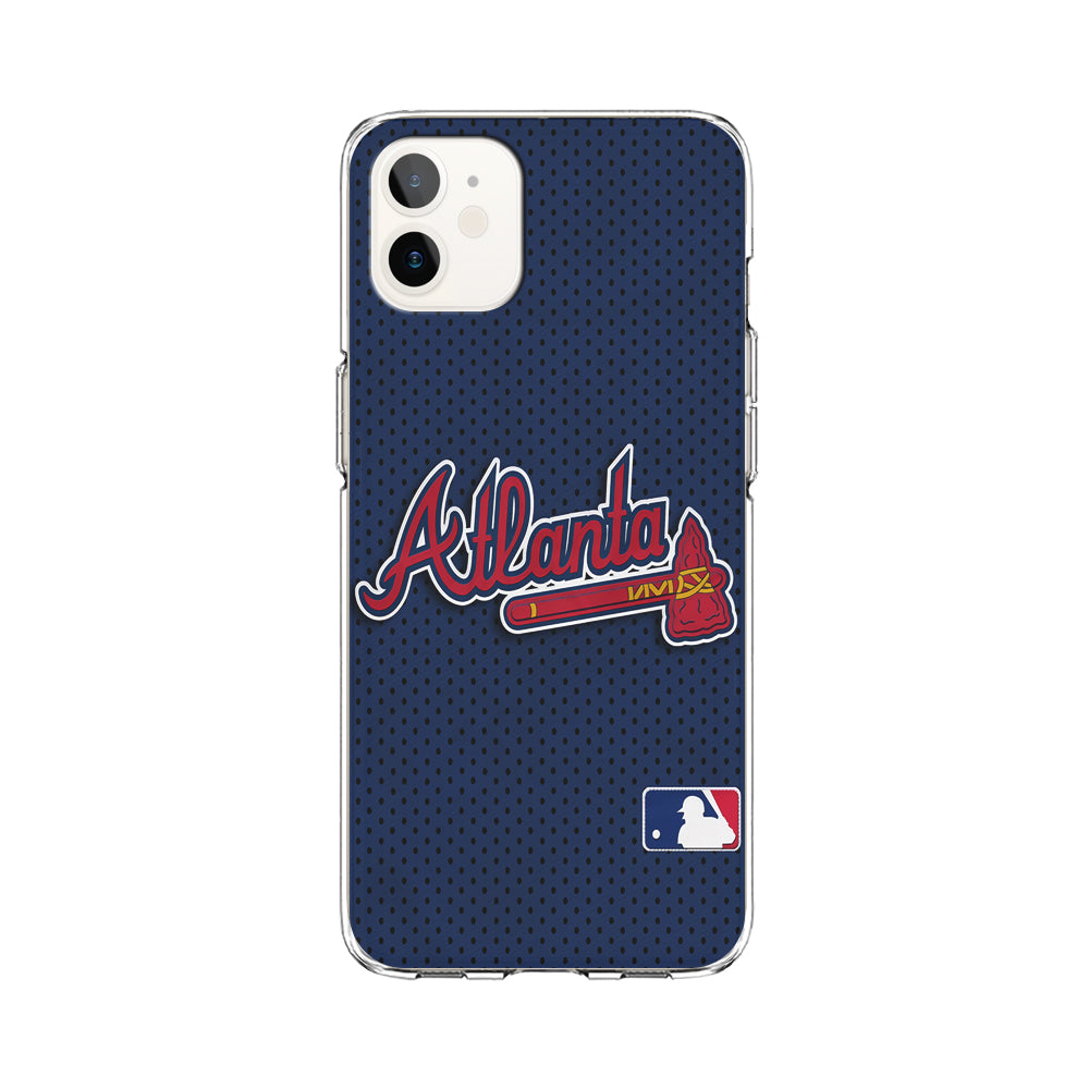 Baseball Atlanta Braves MLB 002 iPhone 12 Mini Case-Phone Case-Clear Soft Case-Altracase