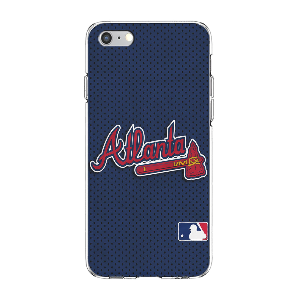 Baseball Atlanta Braves MLB 002 iPhone 6 Plus | 6s Plus Case-Phone Case-Clear Soft Case-Altracase