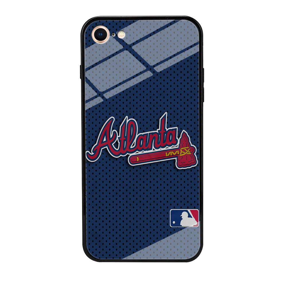 Baseball Atlanta Braves MLB 002 iPhone 7 Case-Phone Case-Tempered Glass Case-Altracase
