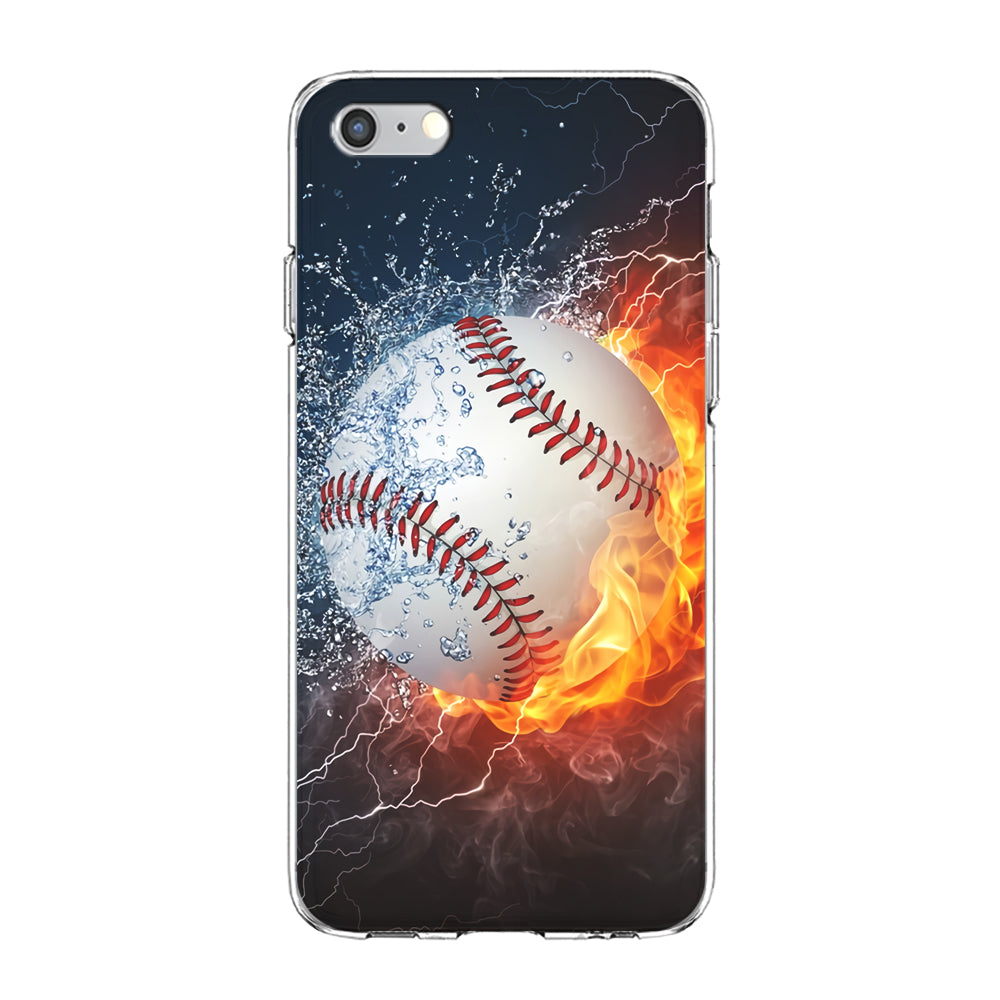 Baseball Ball Cool Art iPhone 6 Plus | 6s Plus Case-Phone Case-Clear Soft Case-Altracase