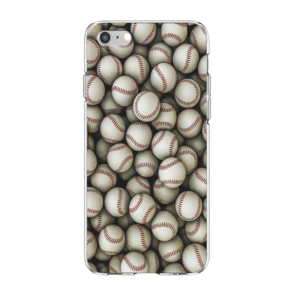 Baseball Ball Pattern iPhone 6 | 6s Case-Phone Case-Clear Soft Case-Altracase