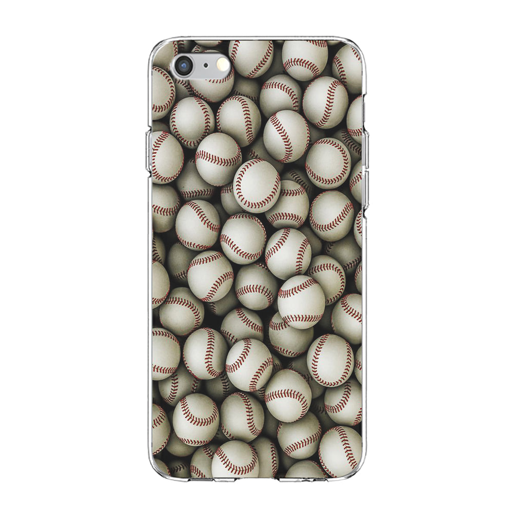 Baseball Ball Pattern iPhone 6 Plus | 6s Plus Case-Phone Case-Clear Soft Case-Altracase