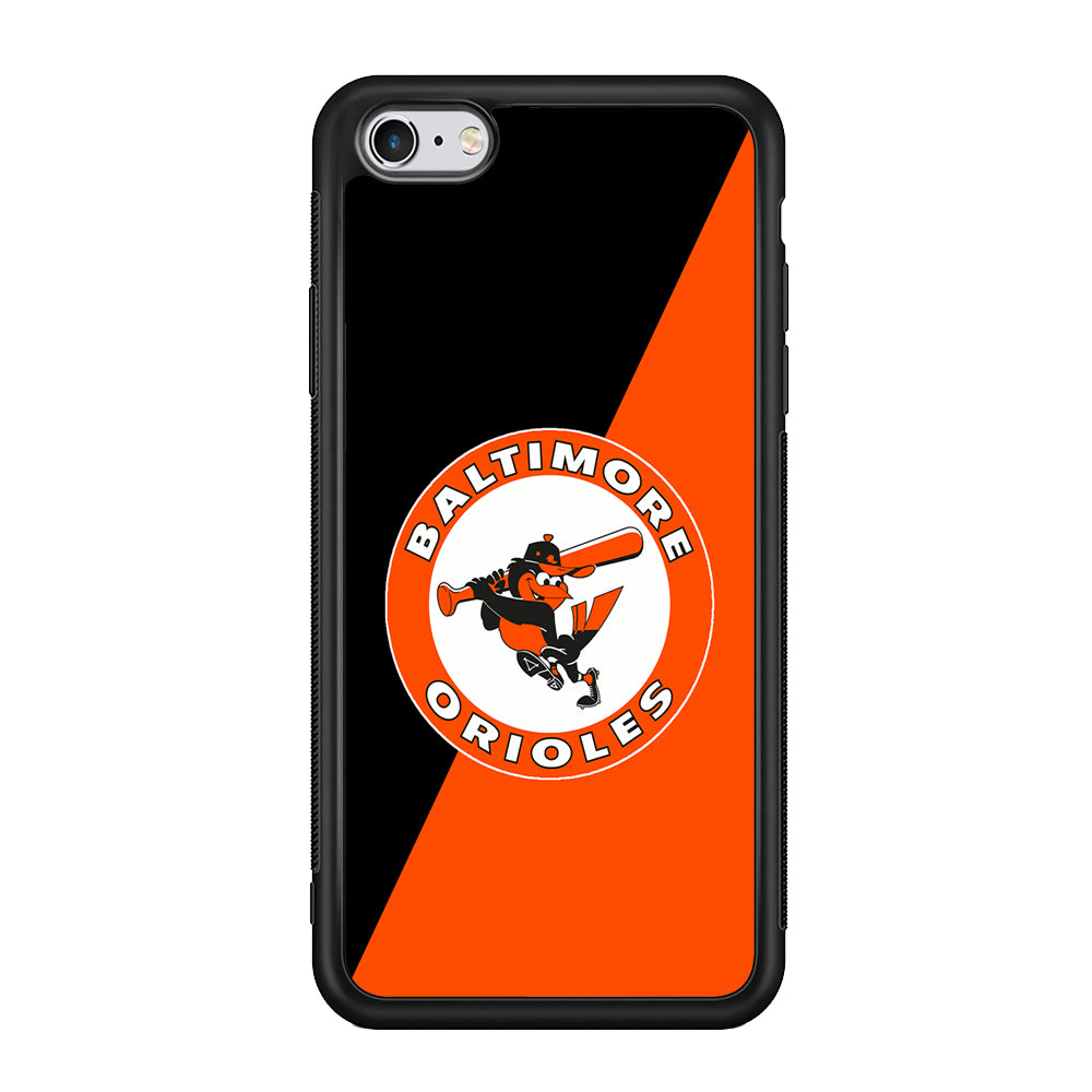 Baseball Baltimore Orioles MLB 001 iPhone 6 Plus | 6s Plus Case-Phone Case-Rubber Black (2D Case)-Altracase