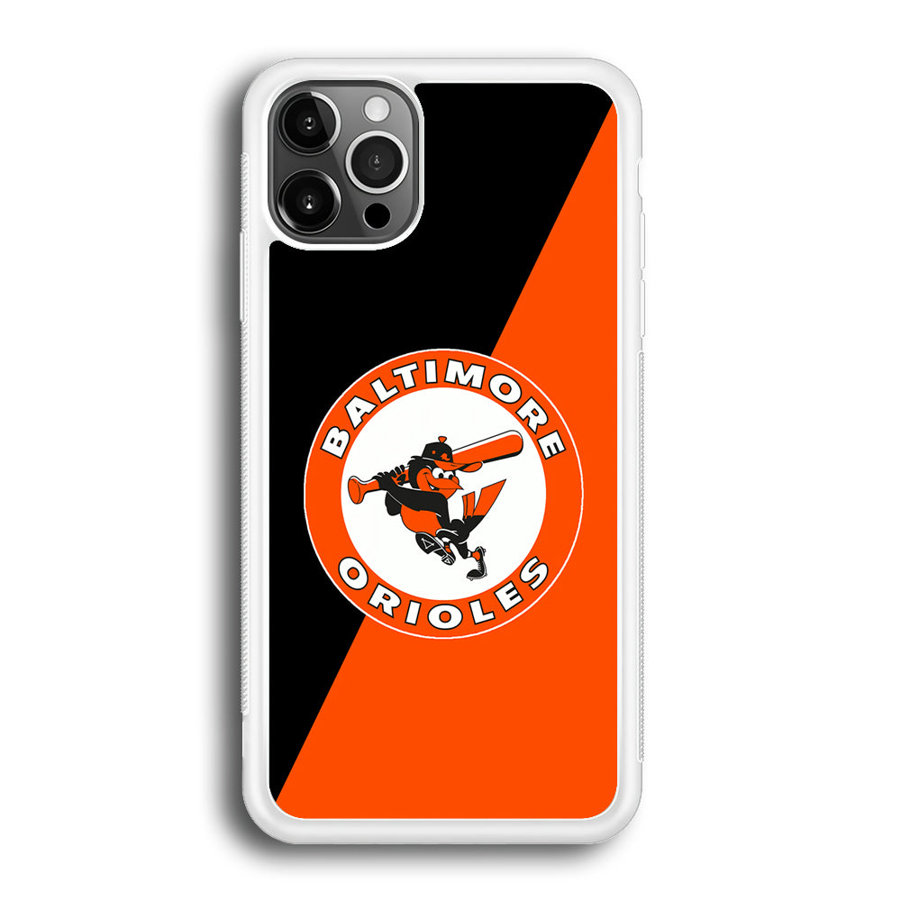 Baseball Baltimore Orioles MLB 001 iPhone 12 Pro Case-Phone Case-Rubber White (2D Case)-Altracase